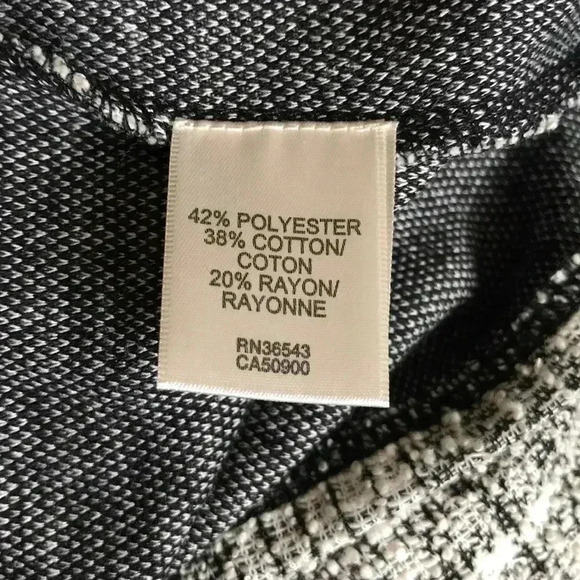 Van Heusen Tweed Open Front Cardigan Size L ((E1)) - Picture 5 of 6